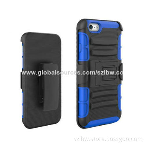 11 Colors 3 In 1 Hybrid Impact Rugged Combo Belt Clip Holster Kickstand Case for iPhone 6